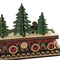 Ginger Cottages 3.0 Inch Santa's Np Express Flat Car Tree Ornament , North Pole Train